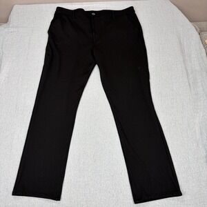 True Classic Men's Slim Fit Commuter Travel Pant 6 Pocket Black Size 38 x 30